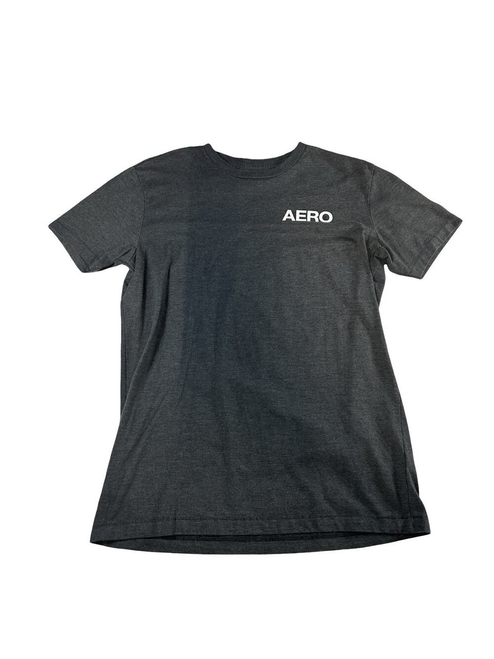 Aeropostale Aero NYC Graphic T Shirt Gray Short Sleeve Adult Small City